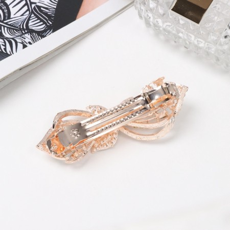 Clothing machine for the hair "Diodorus" Galant petals, 9 cm, gold-1