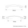 The handle of the tundra bracket Light RS001al, m/o 128 mm, color matte nickel, 4 pcs TMP