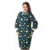 Female dress, size 54, blue, green color