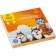 Plasticine 12 colors 180 g, multi-bullets "raccoon in Alaska", with a stack, cardboard packaging