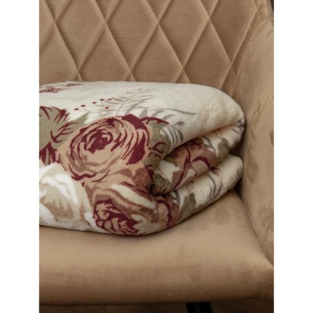 Texrepublic blanket, size 180x200 cm, milk color-3