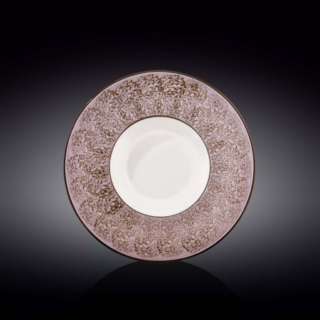 Deep plate Wilmax England Splach, d = 25.5 cm, 1.5 l, lavender color