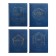 Notebook of 48 sheets in the cage on the crest "Harry Potter", covered cardboard, matte lamination, 3D foil, offset block, 4 types of mix