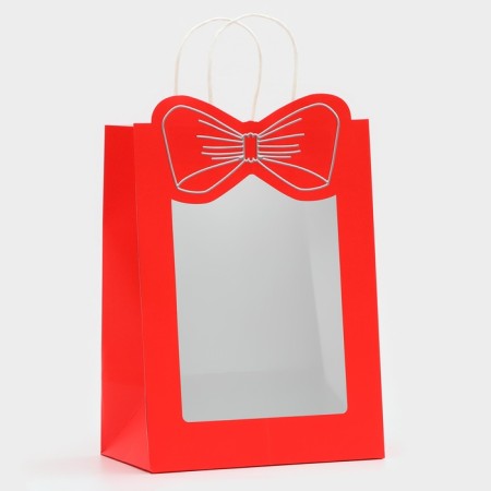 Gift package with the eye "Bant", 30 x 22 x 14, red-1
