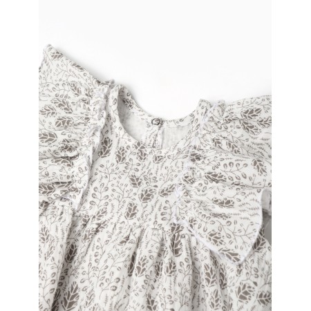 Kit for girls (blouse, shorts) minku, white color, height 80-86 cm-1