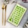 Ceramic dish with a saucer "Tallula", 21 × 12 cm, green color