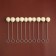 Woolen rollers for applying paint to the skin, 12.5 cm, 10 pcs