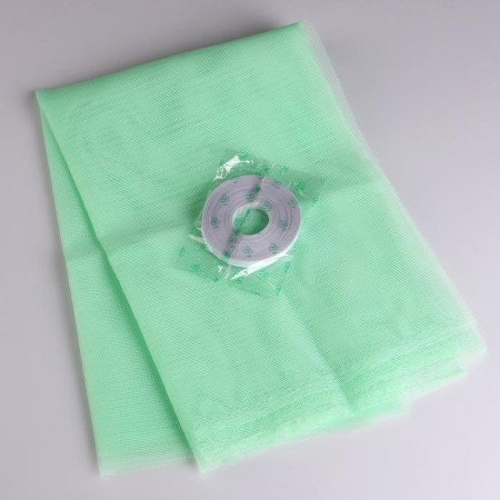 Set for protecting windows from insects width 75cm*2.0m 1 cut+burdock 0.015x5.6m color mix-1