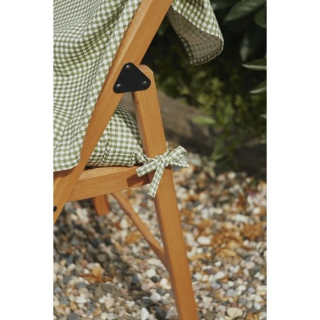 Pillow for shakespeare chair, size 40x40 cm, green color-10