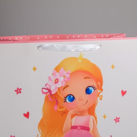 Gift Package Laminated, Packaging, "Cute Princess", XL 49 x 40 x 19 cm-3