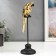 Souvenir Polystone "Golden Parrot Ara on a Zhurdochka" 27.5x8.5x9 cm
