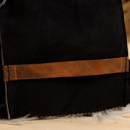 Bath cap of sheepskin "Tanker"-2