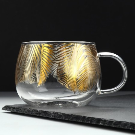 Glass mug "Tropics", 400 ml-1