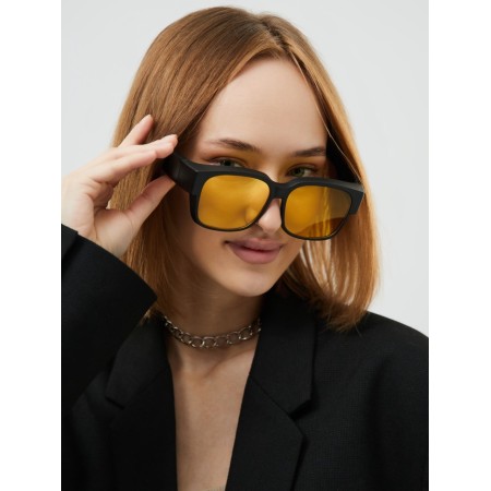 Glasses for the driver, anti -Belk, antiphara, UV 380, width 14.3 cm, pipe 15.4 cm