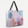 Household bag without fastening, white/pink color