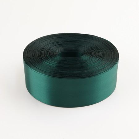 Satin tape, 50 mm × 100 ± 5 m, dark green color-1