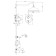 LEMARK VILLA LM4822B bath mixer, single -leaf, tropical shower, built -in, bronze 903715