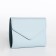 Women's wallet on the button, blue color
