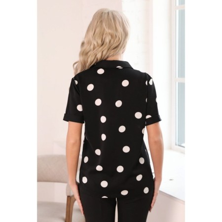 Female blouse, size 44, black color-6