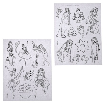 Set for creativity: with your own hands and coloring tattoos - stickers "Young Princess"-1