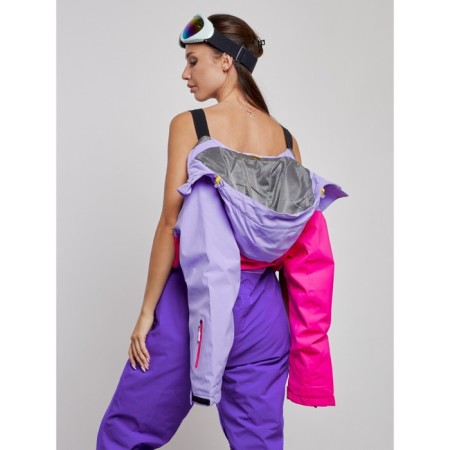 Combineson ski female winter, size 48, purple color-20