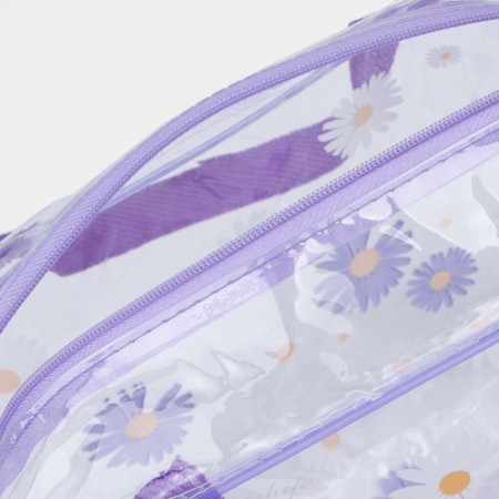 Lightning cosmetic bag, lilac color-2