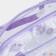 Lightning cosmetic bag, lilac color