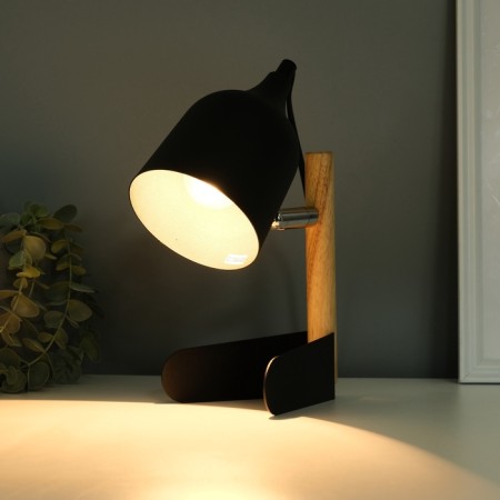 Table lamp "prestige" 1x40W E27 black 13x12x24cm-1