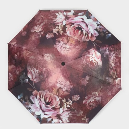 Mechanical umbrella “Air Peonies”, Eponge, 4 additions, 8 spokes, r = 48 cm, color mix-11