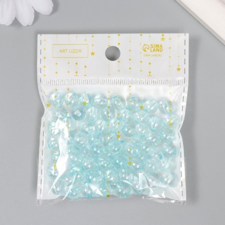Beads for creativity Plastic "LEART BUSE BILL" set of 20 grams 0.8x0.8x0.8 cm-3
