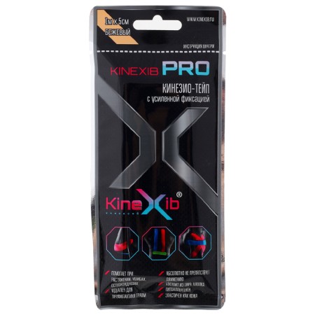 Kinezio-TEAP KINEXIB Pro, 5 cm x 1 m, beige