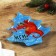 A plate in the shape of a Christmas tree "Light", 16.5x19.5 cm