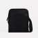 Male bag over the shoulder, Textura, artificial leather, black color