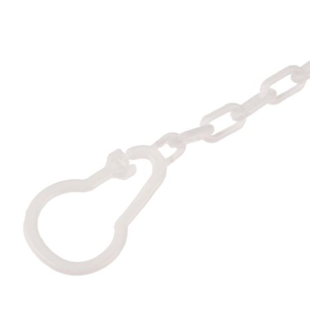 Holder for the nipple - dummy "I love mom", on the chain, white color-4