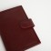 Cover for auto documents on the button, Textura, burgundy color