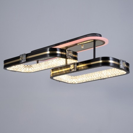 Causteen with PDD "Tilda" 2xLED 88W 3000-6000K RGB black gold 60x35x16cm-1