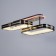 Causteen with PDD "Tilda" 2xLED 88W 3000-6000K RGB black gold 60x35x16cm