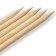 Stock, bamboo knitting needles, 10.0 mm/20cm, 5 pcs