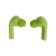 Wireless headphones Air31, TWS, vacuum, BT 5.0, 45/230 mAh, transparent, green