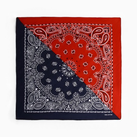 Women's handkerchief, cranesome color/blue, size 53-54-5