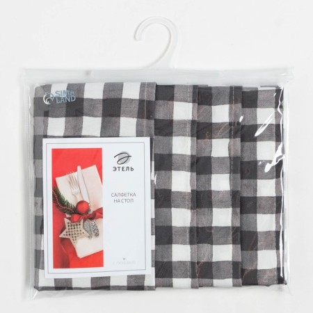 Set of napkins Ethel "Magic" 46x46 cm - 4pcs, 100% cotton, sarzha 190 g/m2-5