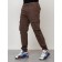 Cargo jeans men, size 50-52, brown color
