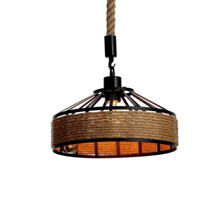 Bayerlux suspension of Bayerlux "Düssel" 1x40W E27 black 30x30x120 cm-3