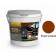Paint for roofs and basements, 7 kg, brown color
