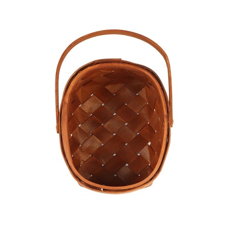 Wicker basket 23 x 18 x 12 cm, handle h = 13 cm, natural-5