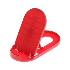Luazon phone stand, folding, oval, adjustable height, red