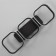 Lumber "Quadro" LED 33W 6000k black 52.5x17x7 cm