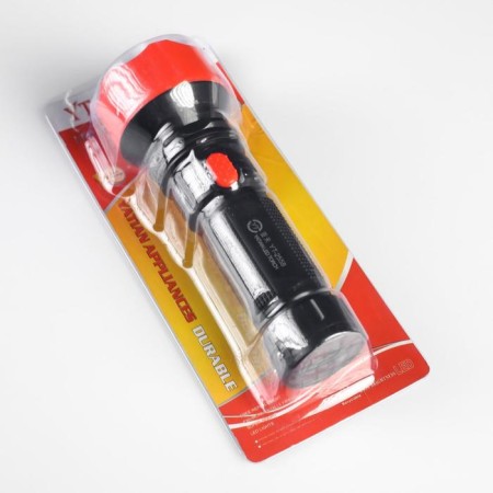 Manual battery, 1 LED, 16.5 x 5.7 x 5.7, from the network, red-black-4