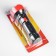 Manual battery, 1 LED, 16.5 x 5.7 x 5.7, from the network, red-black