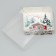 Makarun box “Happy New Year!”, Watercolor drawing, 12 x 12 x 3 cm, New Year